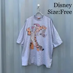 433 90s USA製 ディズニー ティガー プーさん ゆるダボ Tシャツ