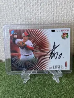広島カープ　マツダスタジアム　模型　 元カープ選手のサインカード付 広島カープ マツダスタジアム 模型 元カープ選手のサインカード付