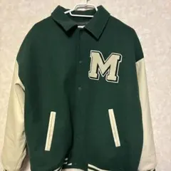 ダークグリーン スタジャン Mサイズ