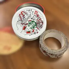 スターバックス クリスマス 缶入りマスキングテープのサムネイル