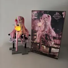 【開封品】初音ミク　桜ミク　AMP+フィギュア桜提灯Ver.