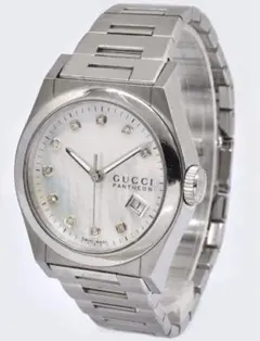 GUCCI グッチ　パンテオン デイト クォーツ シェル　時計 楽天市場】グッチ 時計 ボーイズ GUCCI パンテオン 115.4