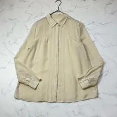 美品✨ トゥモローランドコレクション シルク100% タックブラウス　洗えるのサムネイル