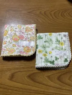 リバティ　INTERMODE タオルハンカチ 2枚セット