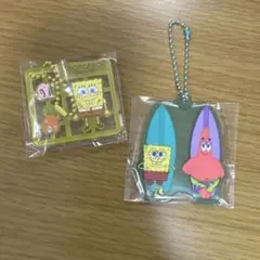 スポンジボブ キーホルダー 2個セット