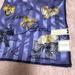 NINA RICCI シルクコットンスカーフ