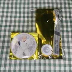 刀ミュ 大演練 リボンバンド 缶バッジ 鶴丸国永