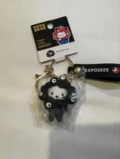 【ポチャッコ】大阪・関西万博　サンリオ　黒ミャクミャク　ポチャッコ　キーホルダー