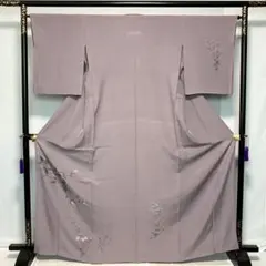 D165 夏着物　訪問着　花模様　絽　正絹　極美品 D165 夏着物 訪問着 花模様 絽 正絹 極美品 - メルカリ