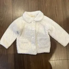 ファージャケット　ホワイト 80cm