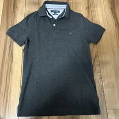 【ハワイ購入】TOMMY HILFIGER ダークグレー ポロシャツ XS