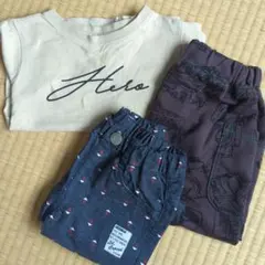 Tシャツ×パンツ3点セット【110・男の子】