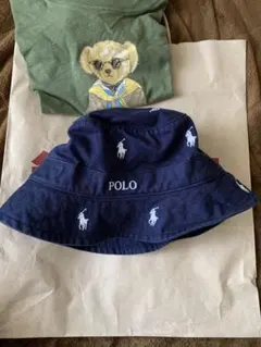 Polo Ralph Lauren コットンバケットハット ネイビーのサムネイル