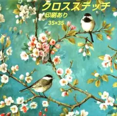クロスステッチキット　印刷あり　35×35　11CT