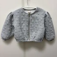 petit main グレー キルティングジャケット 100㎝