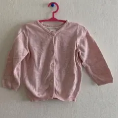 H&M ピンク カーディガン 80