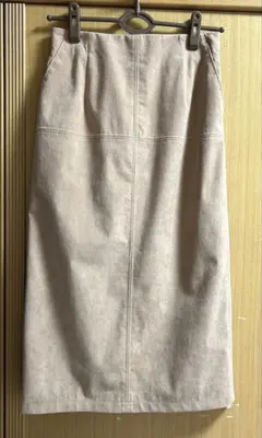 アバハウス　タイトスカート　スエード