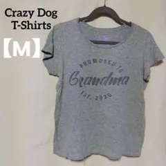 美品✨Crazy Dog T-Shirts 【M】Tシャツ グレー