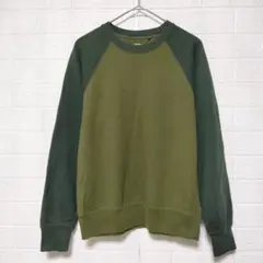 UNIQLO ユニクロ (S)　切り替え スウェットシャツ　男女兼用