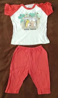 動物キャラクター パジャマセット 90cm