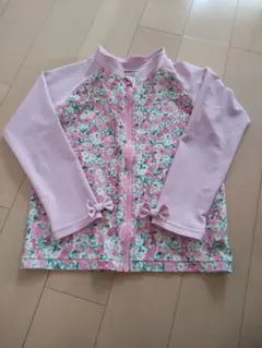 ラッシュガード 花柄 ピンク ブランシェス 120