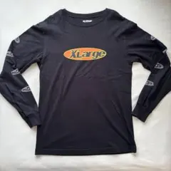 XLARGE ブラック 長袖カットソー