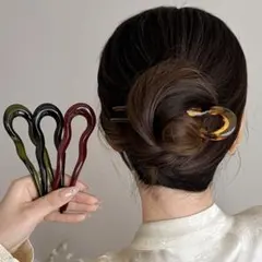 mam様専用字コーム かんざし 6色セット おしゃれヘアピン ヘアアクセサリーのサムネイル