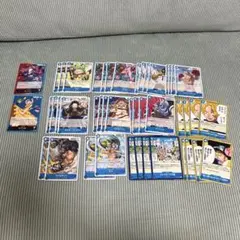 青色 デッキパーツ 4コンプ等まとめ売り■神の島の冒険ワンピースカード