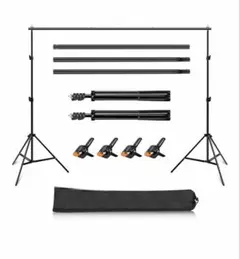 即日発送 PULUZ 背景スタンド 撮影スタンドタペストリー　結婚式　2×2m