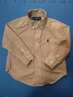 Ralph Lauren 長袖ボタンダウンシャツ 2/2T