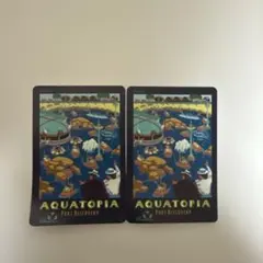 東京ディズニーシー限定　アクアトピア　シール 2枚セット