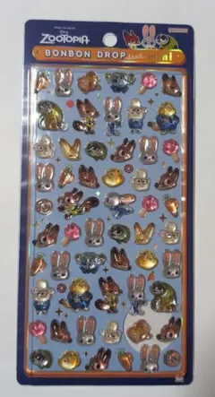 ボンボンドロップシールミニ　 ズートピア（正規品）