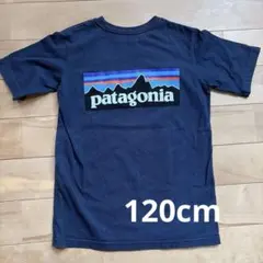 patagonia ネイビー Tシャツ　XS 5-6歳　パタゴニア