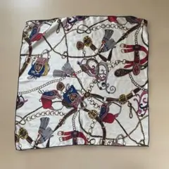 スカーフ チェーン柄