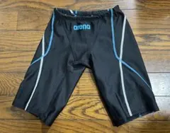 arena 競泳用水着 黒/青 FINA認証 ARN2052M