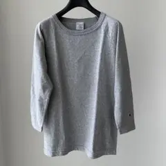 Champion T1011 グレー 長袖カットソー S