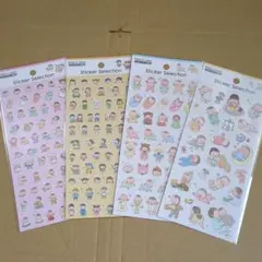 セリア デザインシール 赤ちゃん 4点セット