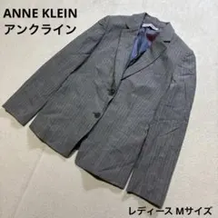 ANNE KLEIN アンクライン ストライプ柄 テーラードジャケット Mサイズ