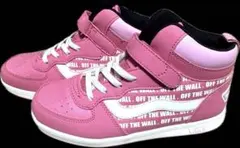 Vans OFF THE WALL ピンク ハイカットスニーカー