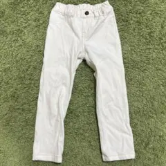 ホワイト スリムフィット 長ズボン