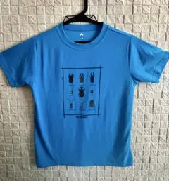 mont-bell 昆虫プリント Tシャツ 青