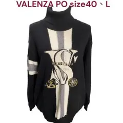 バレンザポー　タートル　ニット　セーター　40、L、11号