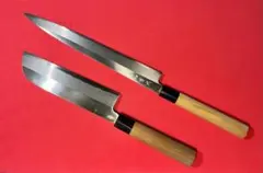 木製鞘付き】京都有光 本焼 出刃包丁 高級 厚さ9mm 美品 希少 - メルカリ