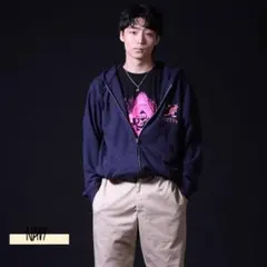 KANGOL REWARD ジップアップパーカー ネイビーのサムネイル