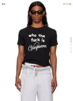 VAQUERA 25SS who tf Tシャツ