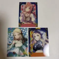 学園アイドルマスター アートクリアカード　3枚セット