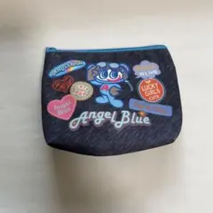 Angel Blue ポーチ デニム風