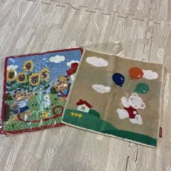 新品　ファミリア　ハンカチセット　シェニール織