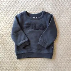 FILA ブルーグレー フリース トレーナー