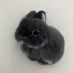 メルカリ市 ネザーランドワーフ 黒うさぎ 羊毛フェルト ハンドメイド ぬいぐるみ メルカリ市 ネザーランドワーフ 黒うさぎ 羊毛フェルト ハンドメイド